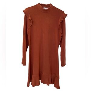 Lauren Conrad Ruffle Sweater Dress -Large